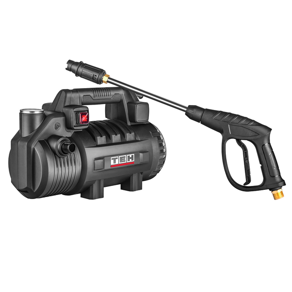 Hidrolavadora 2 en 1 Autocebante 1800W 80BAR Tehtools: Succiona Agua de Balde o Llave