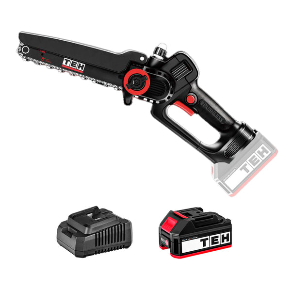 Moto Sierra Mini Inalámbrica + 1 Baterías + Cargador TEHTOOLS