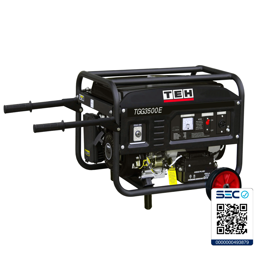 Generador a Gasolina 3.5 Kva Partida Electrica TEHTOOLS