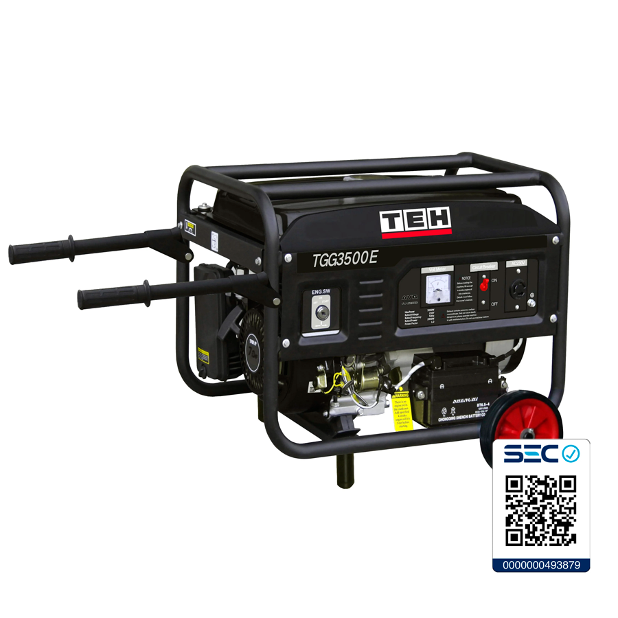 PREVENTA Generador a Gasolina 3.0 Kw 16 amp Partida Eléctrica Conexión ATS + ATS de 8 PINES TEHTOOLS