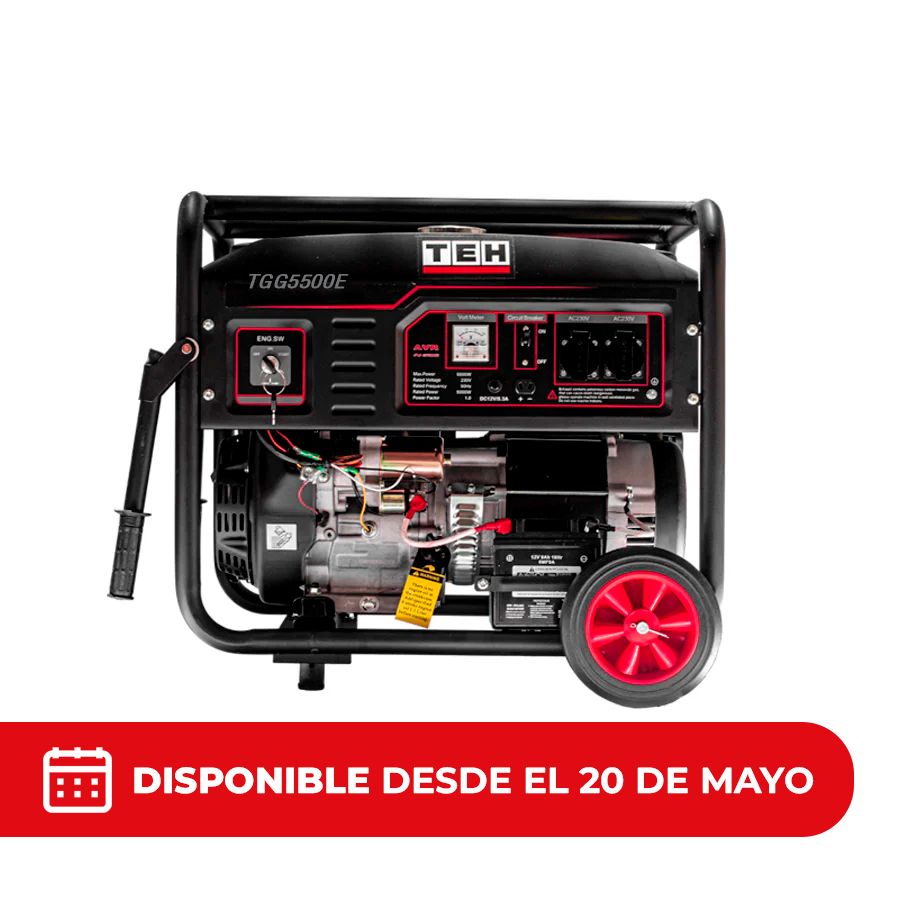 PREVENTA Generador a Gasolina 5.5 kW  Partida Eléctrica Conexión ATS TEHTOOLS