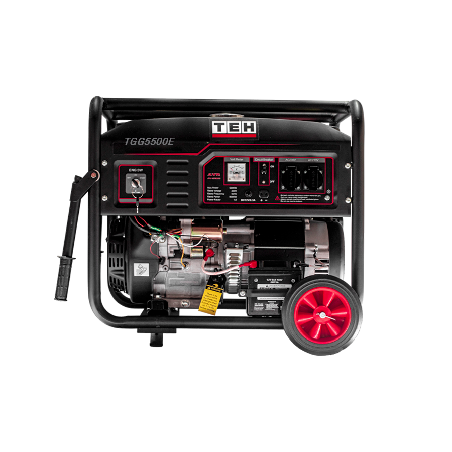 Generador a Gasolina 5.5 kW Partida Eléctrica Conexión ATS TEHTOOLS