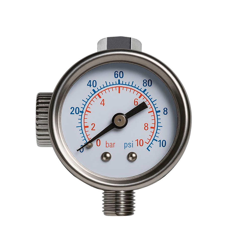 Regulador de Presión con Manómetro Italco – 1/4”