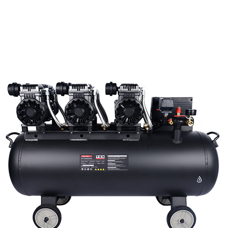 Compresor de Aire 100 litros Libre de Aceite 6 HP TEHTOOLS