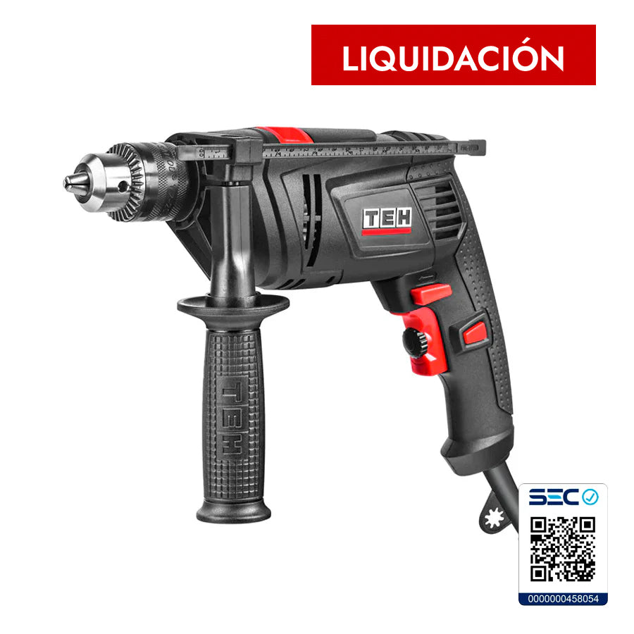 Taladro Percutor de Impacto 800w 13mm TEHTOOLS