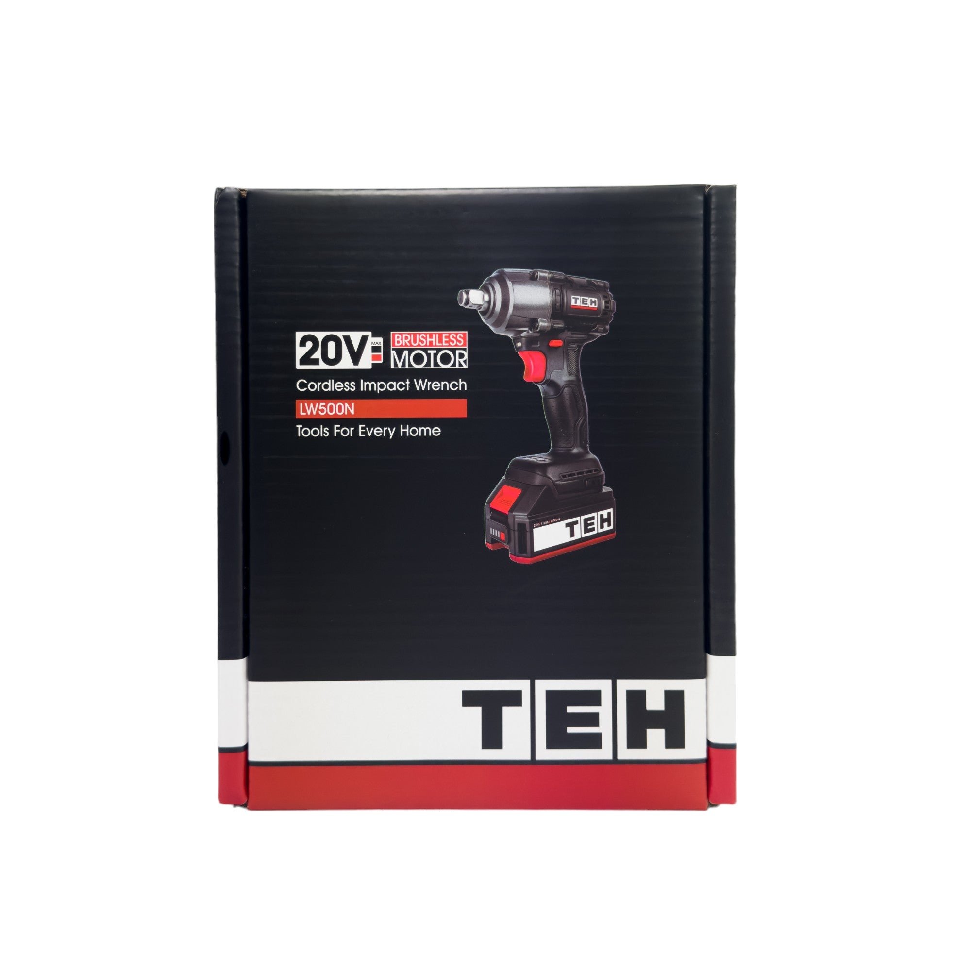 Llave de Impacto Inalambrica 20V 500NM + 2 Baterías + Cargador + Bolso TEHTOOLS