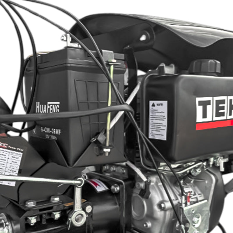 Motocultivador Diesel 10HP Partida Eléctrica Arador y Cultivador TEHTOOLS