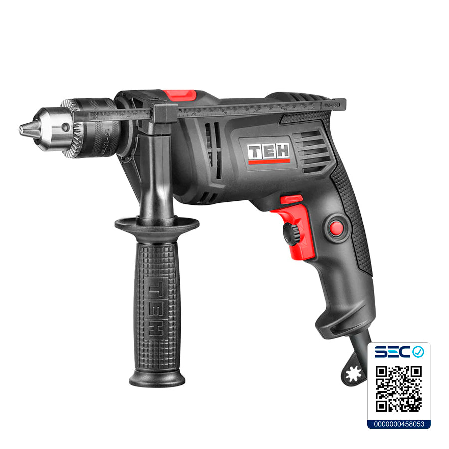 Taladro Percutor de Impacto 710w 13mm TEHTOOLS