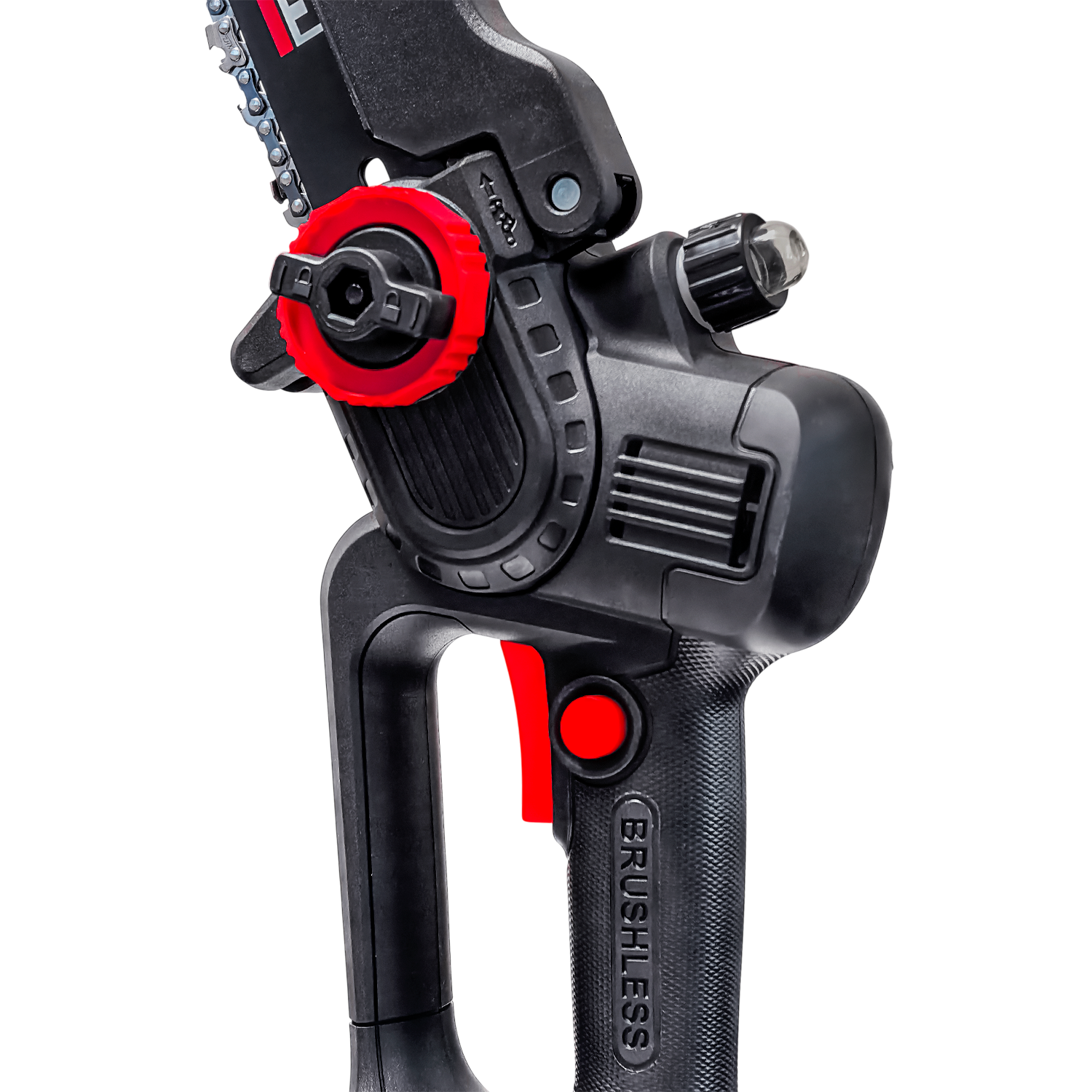 Moto Sierra Mini Inalámbrica + 2 Baterías + Cargador + Poste Extensor Telescópico 3M TEHTOOLS