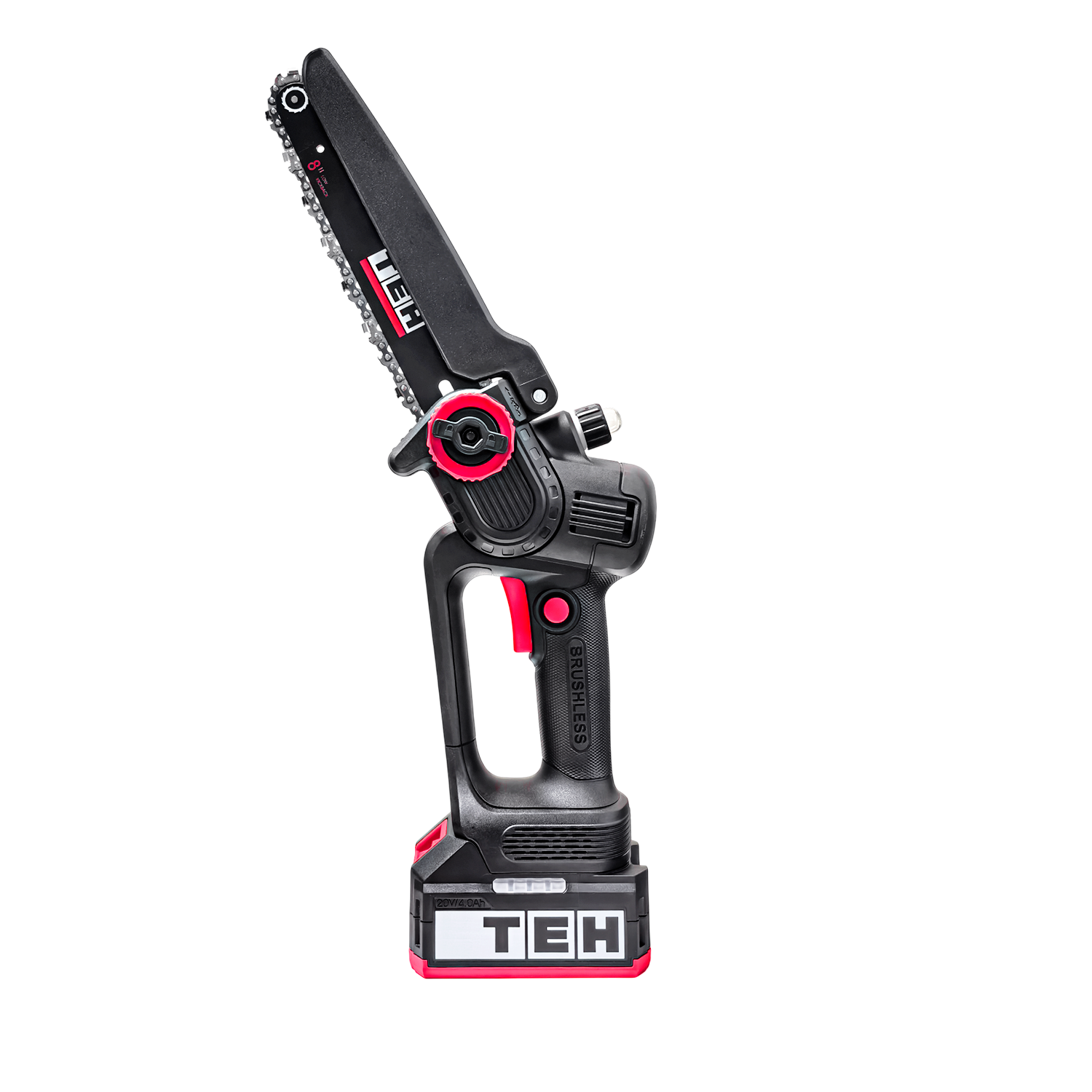 Moto Sierra Mini Inalámbrica + 2 Baterías + Cargador + Poste Extensor Telescópico 3M TEHTOOLS