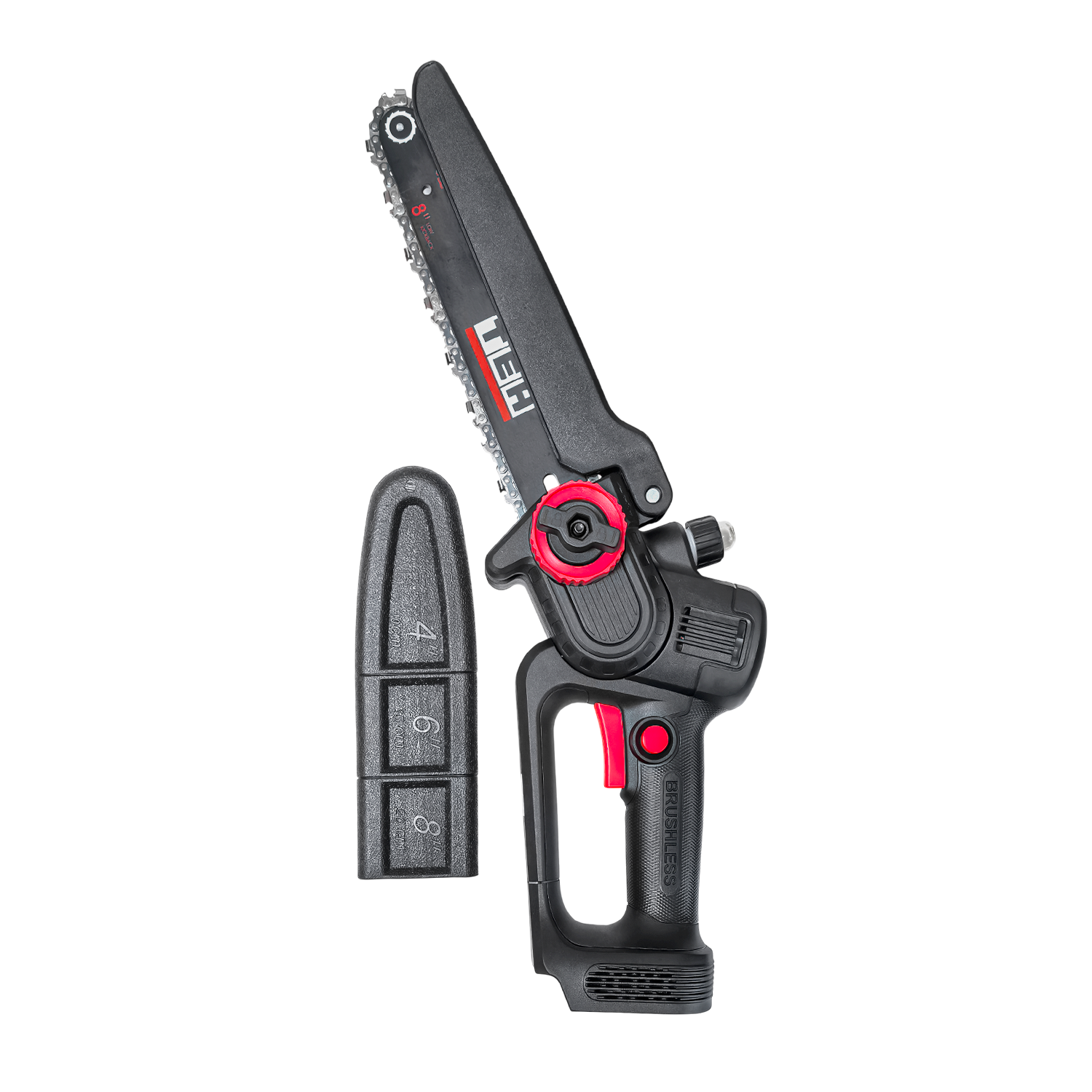 Moto Sierra Mini Inalámbrica + 2 Baterías + Cargador + Poste Extensor Telescópico 3M TEHTOOLS