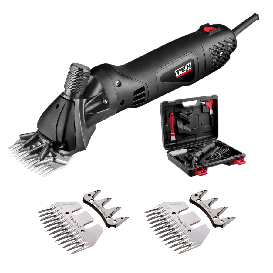 Máquina Esquiladora Cortadora de Lana de Oveja 500W + 2 Cuchilla de Repuesto TEHTOOLS