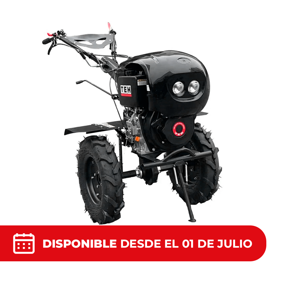 PREVENTA Motocultivador Diesel 10HP Partida Eléctrica Arador y Cultivador TEHTOOLS