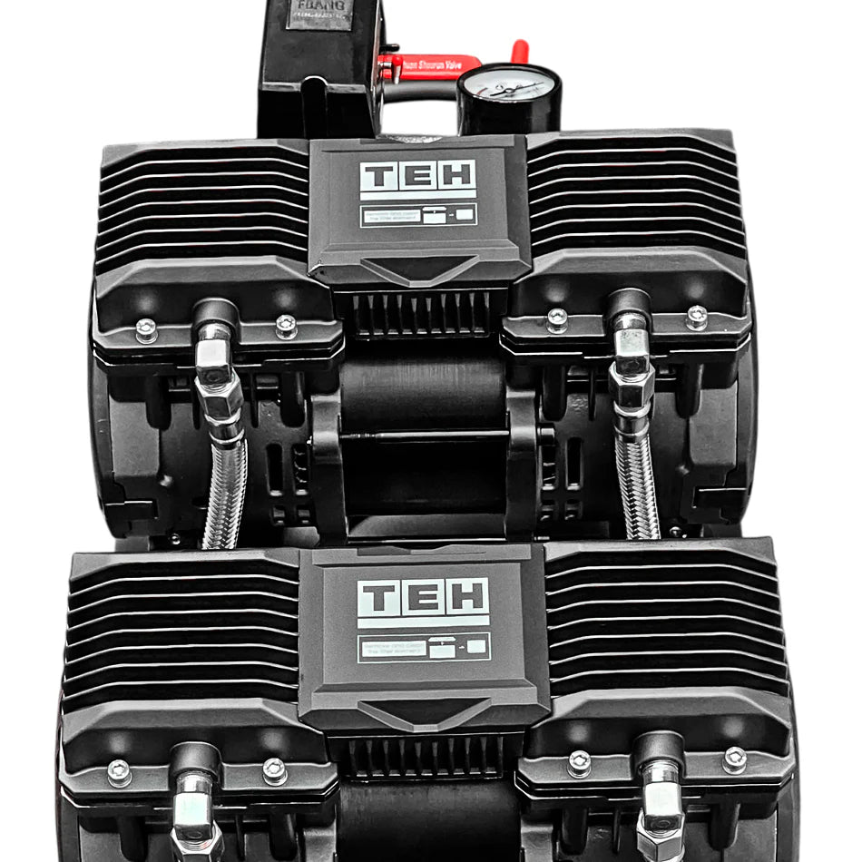 PREVENTA Compresor de Aire 100 litros Libre de Aceite 6 HP TEHTOOLS