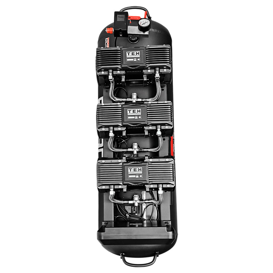 Compresor de Aire 100 Litros Libre de Aceite 6 HP TEHTOOLS