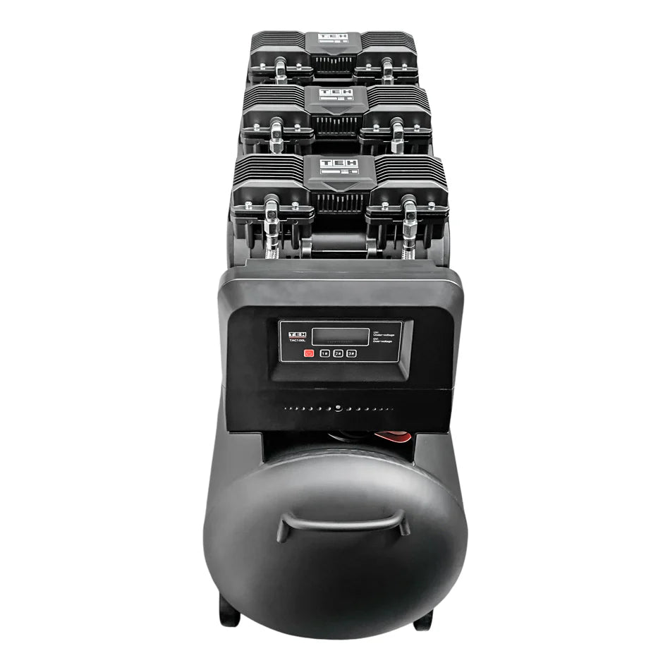 PREVENTA Compresor de Aire 100 litros Libre de Aceite 6 HP TEHTOOLS