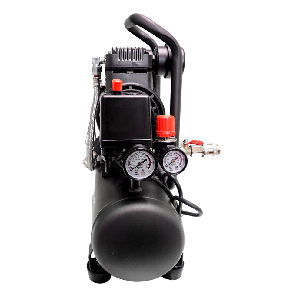 Compresor de Aire 10 Litros Libre de Aceite 2HP TEHTOOLS