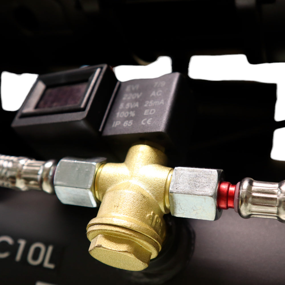 Compresor de Aire 10 Litros Libre de Aceite 2HP TEHTOOLS