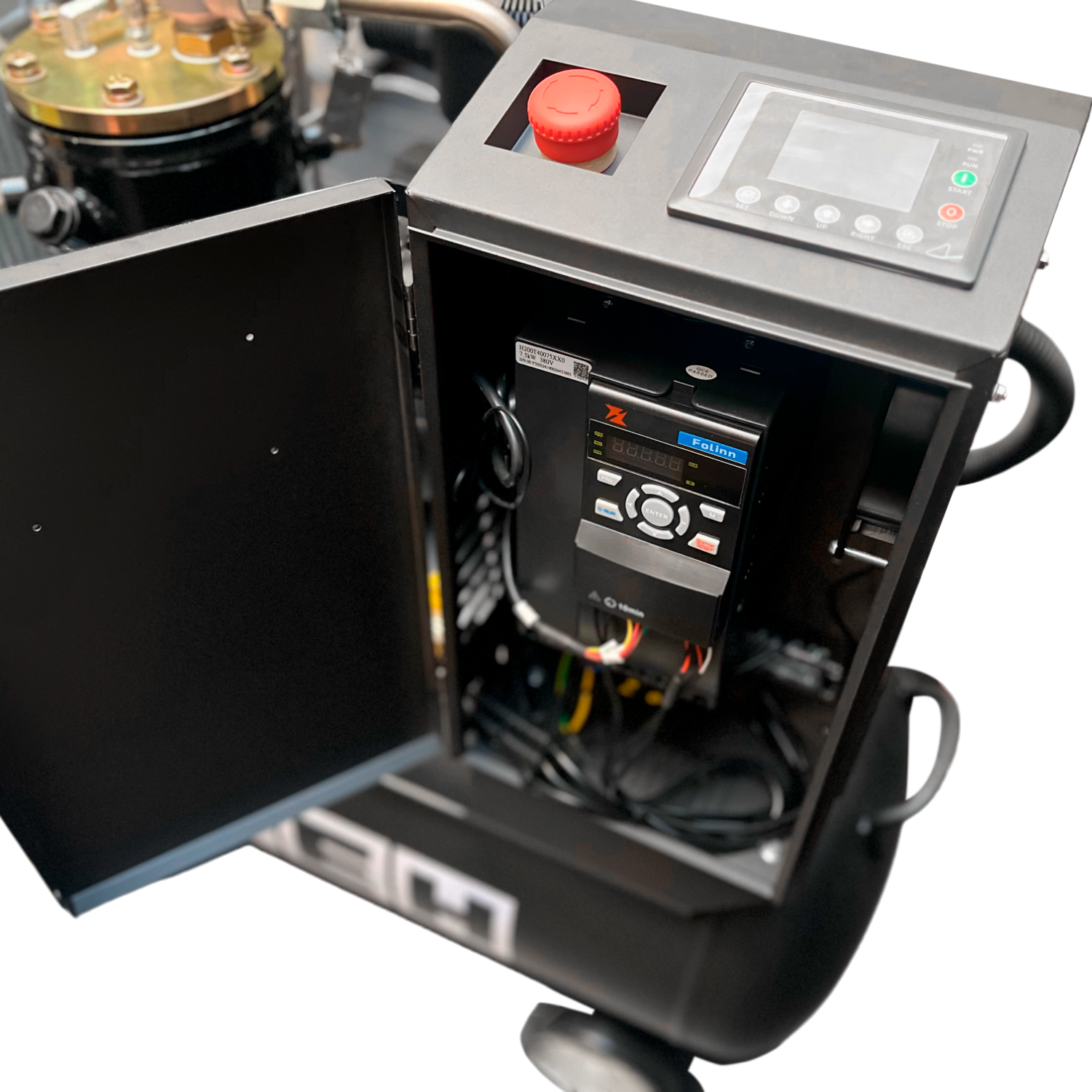 Compresor de Tornillo 10HP 7.5kW 120L 380V TEHTOOLS