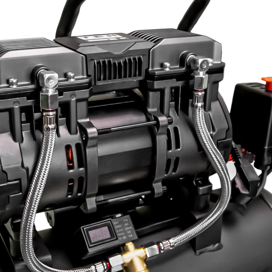 Compresor de Aire 15 Litros Libre de Aceite 2HP TEHTOOLS