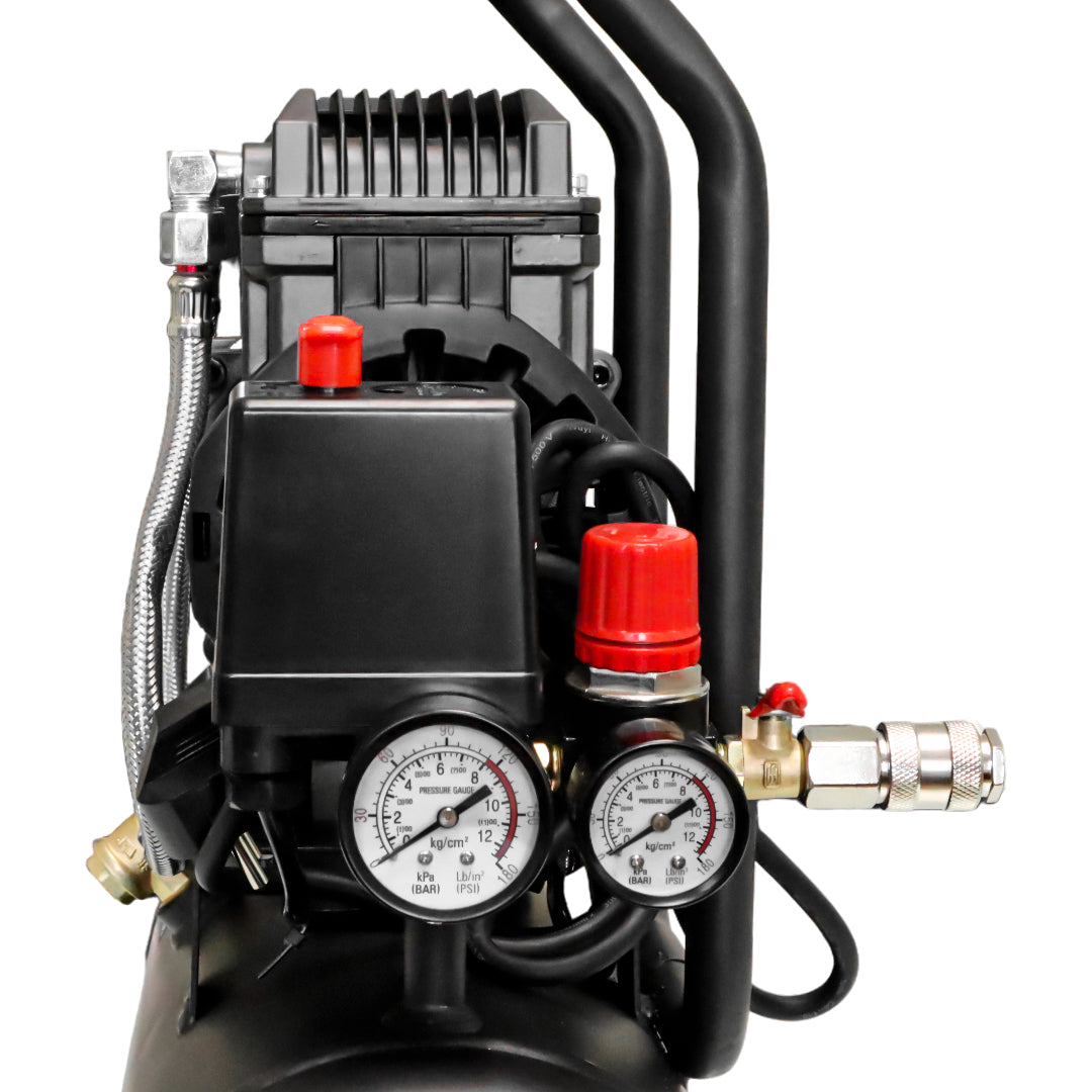 Compresor de Aire 15 Litros Libre de Aceite 2HP TEHTOOLS