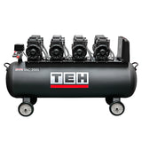 Compresor de Aire 200 Litros Libre de Aceite 8HP TEHTOOLS