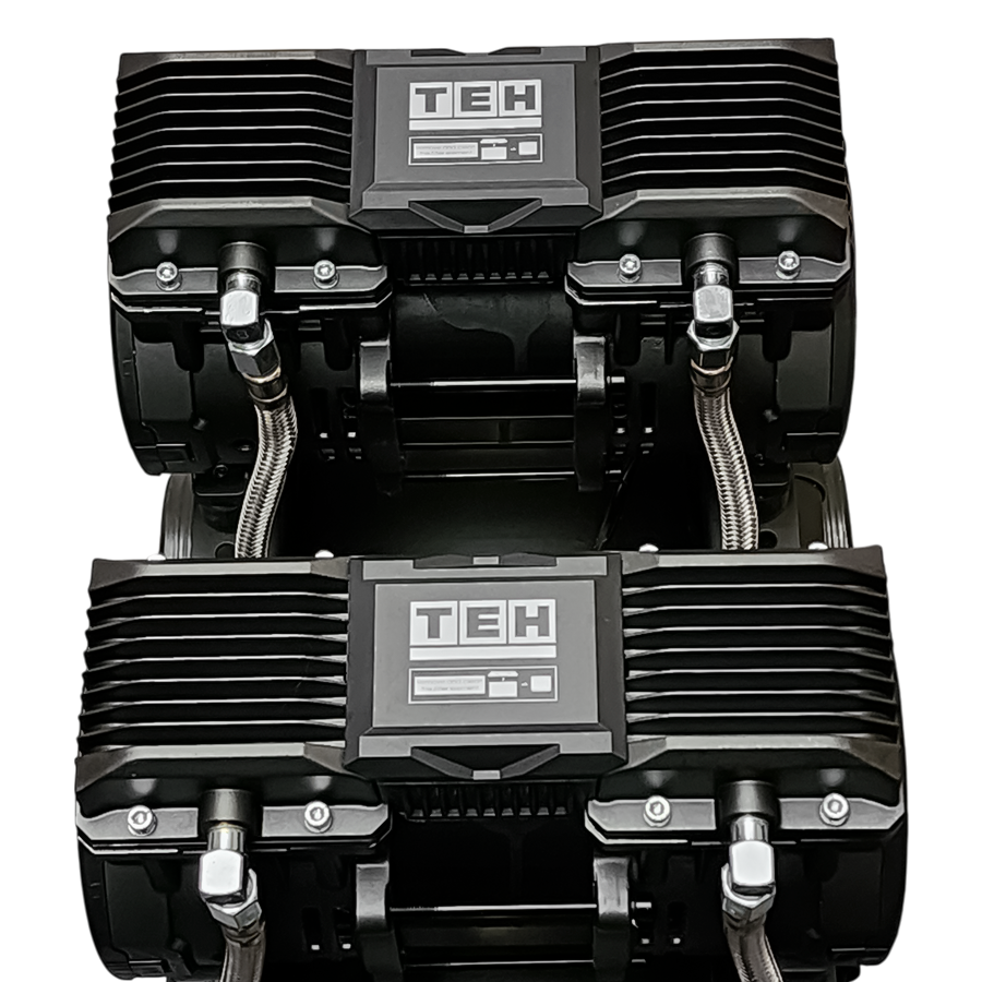 Compresor de Aire 50 Litros Libre de Aceite 4HP TEHTOOLS