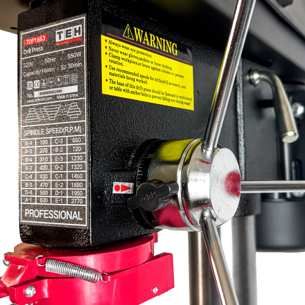 Taladro de banco 12" 550W TEHTOOLS