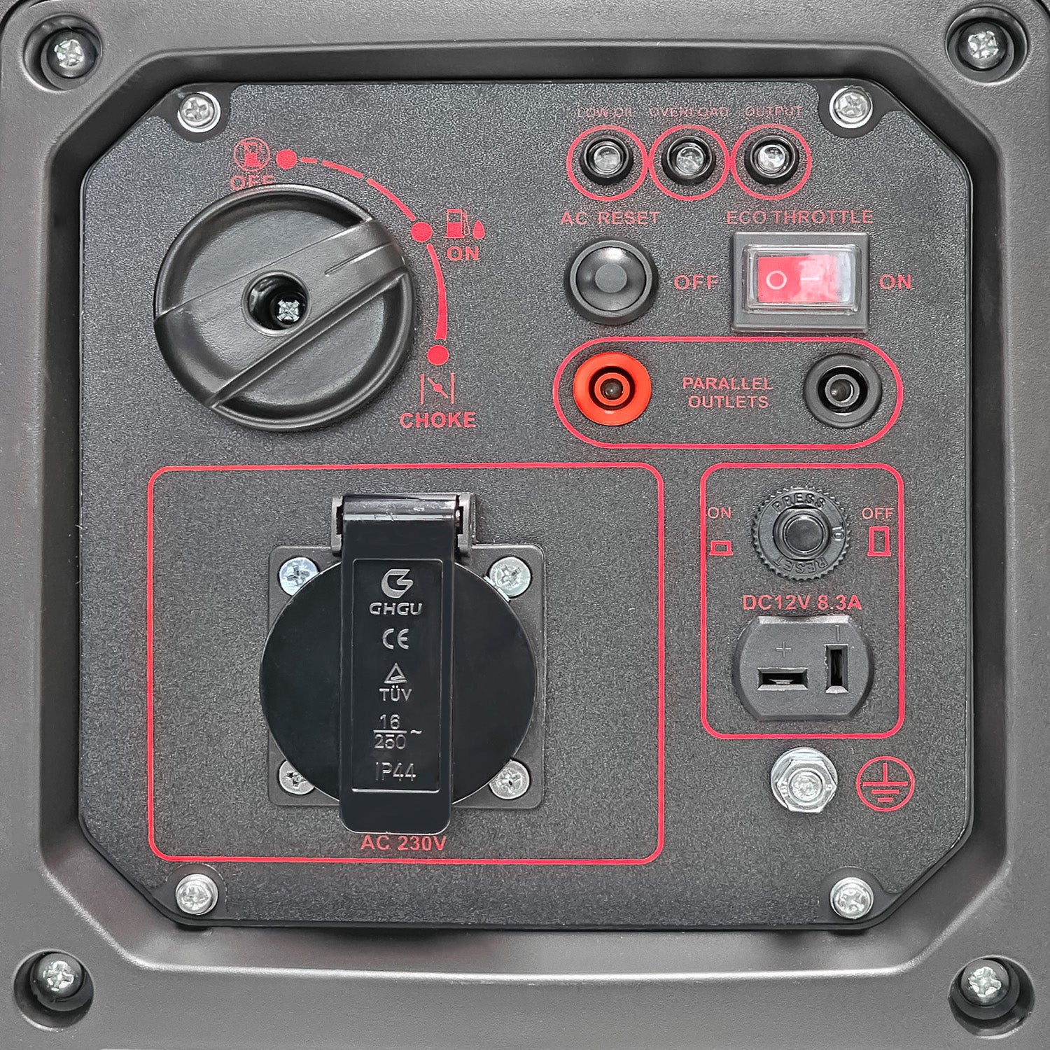 Generador Inverter Silencioso a Gasolina 2000W TGG2500IS TEHTOOLS