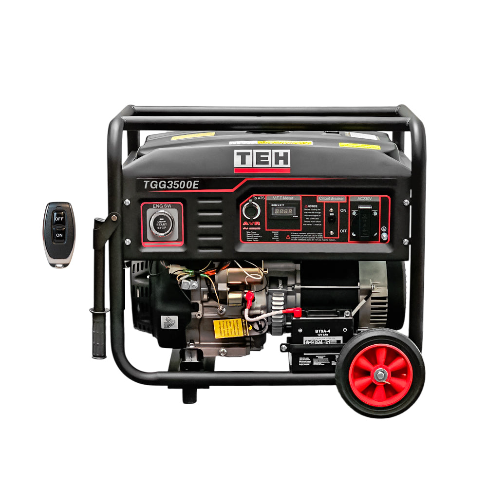 Generador a Gasolina 3.0 kW  Partida Eléctrica Conexión ATS TEHTOOLS