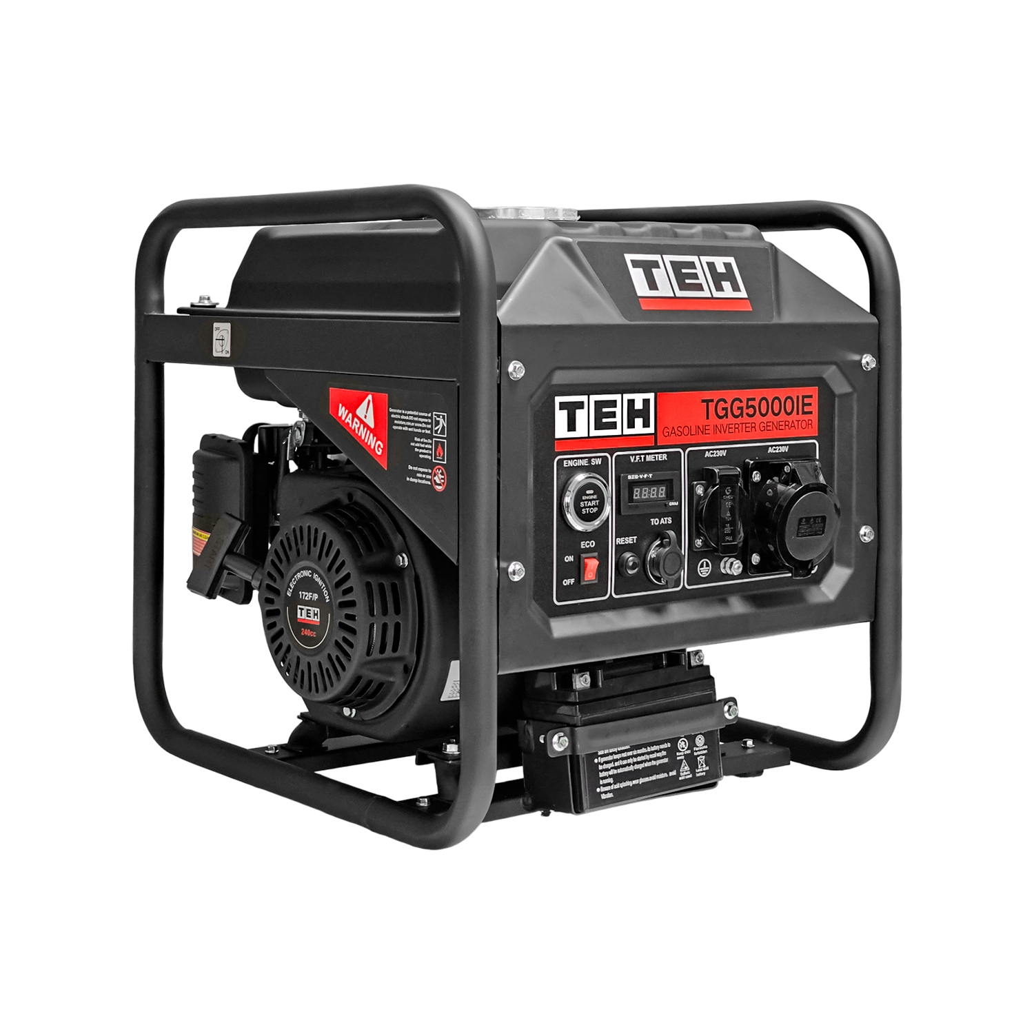 Generador Inverter a Gasolina TGG5000IE TEHTOOLS
