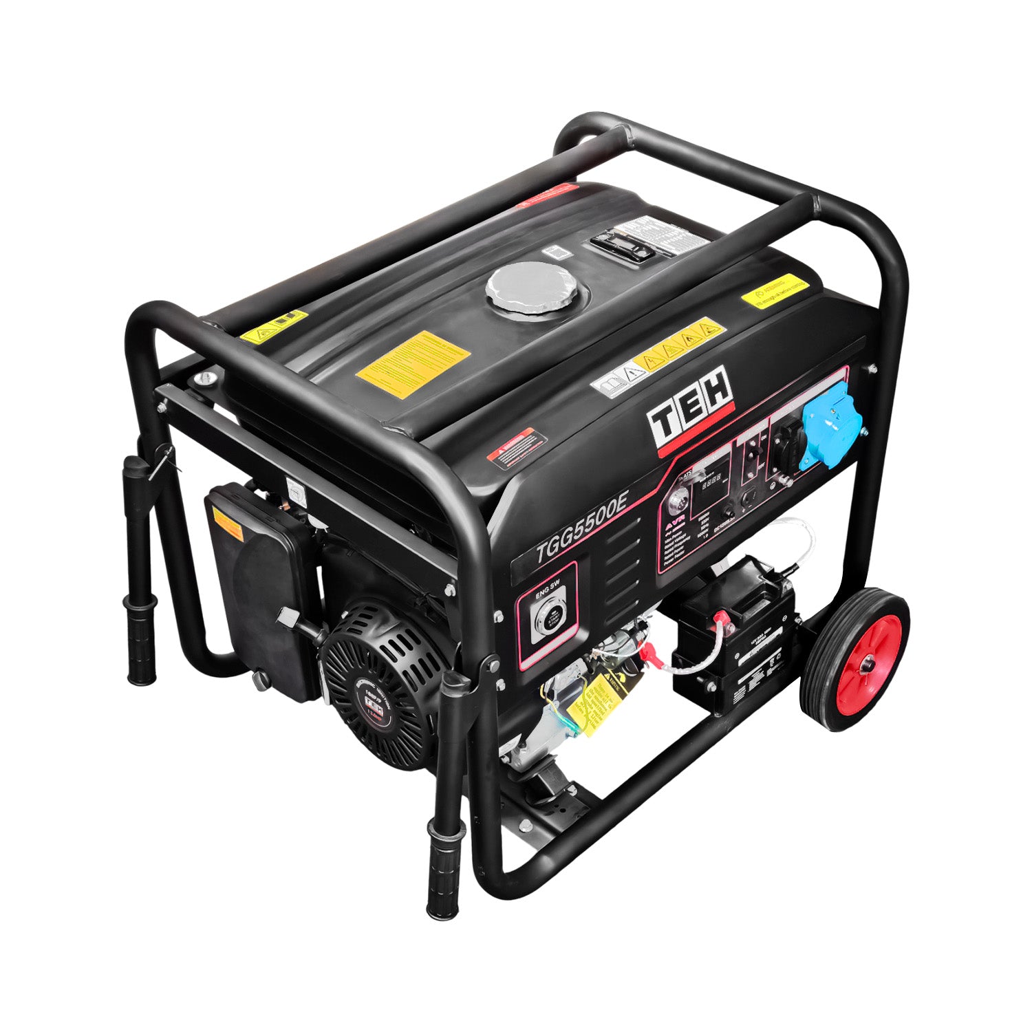 Generador a Gasolina 5.5 kW Partida Eléctrica Conexión ATS TEHTOOLS