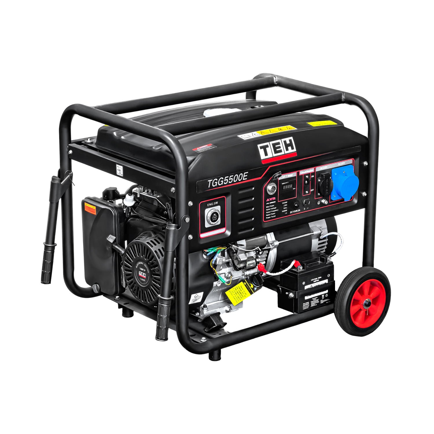 Generador a Gasolina 5.5 kW Partida Eléctrica Conexión ATS TEHTOOLS