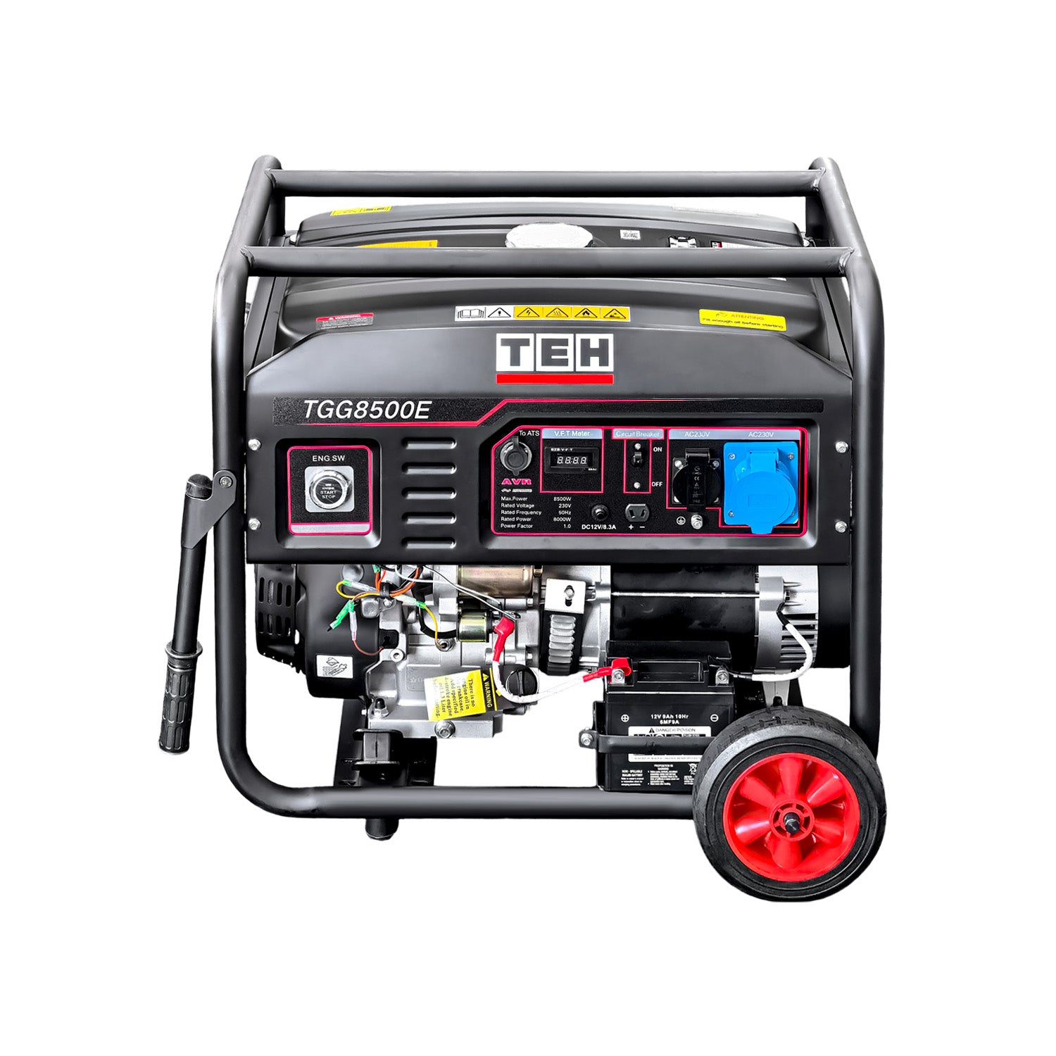 PREVENTA Generador a Gasolina 8.5 kW Partida Electrica Conexión ATS + ATS de 8 PINES TEHTOOLS