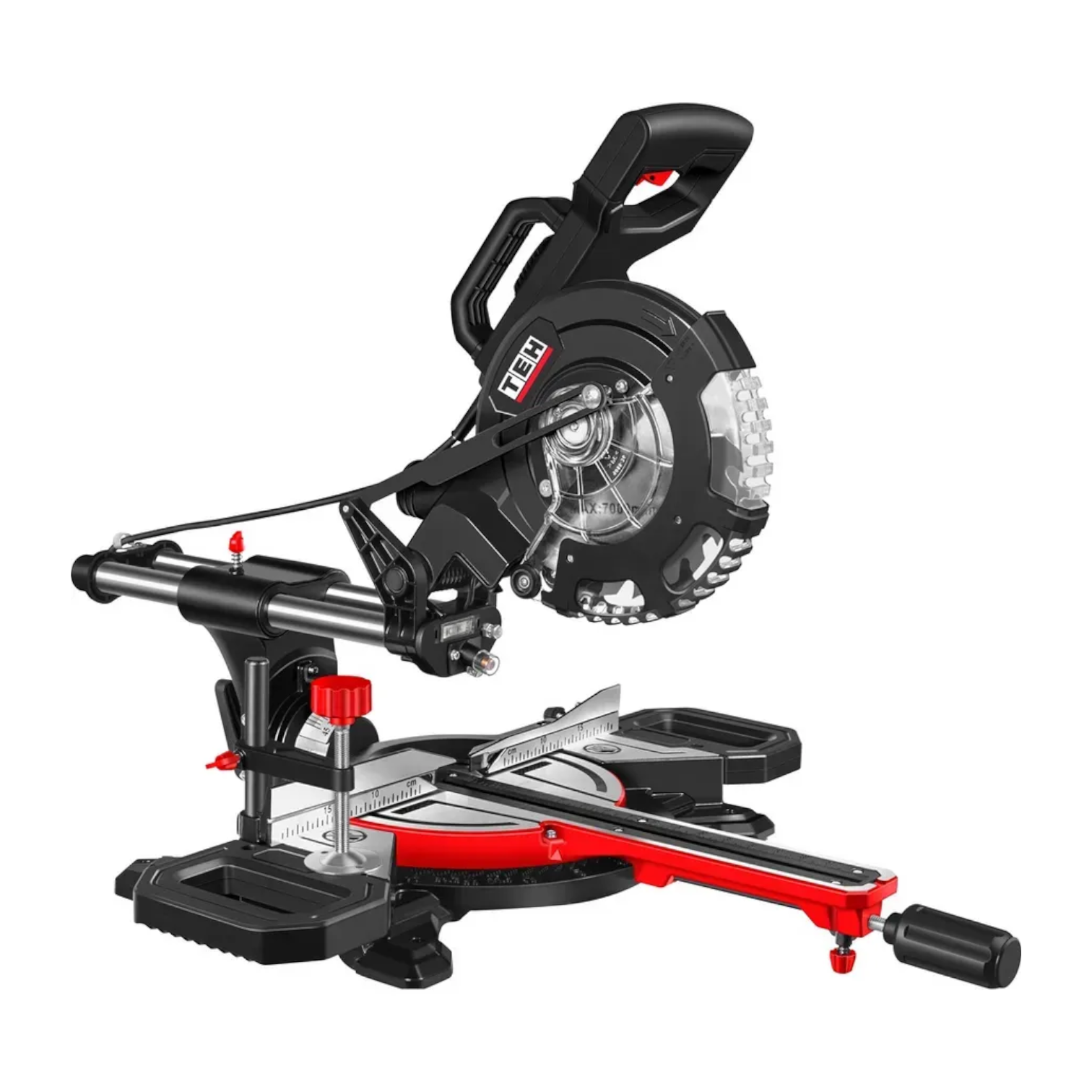 Sierra Ingleteadora 8" Dual Telescópica 1800W  con Láser TMS21018S TEHTOOLS