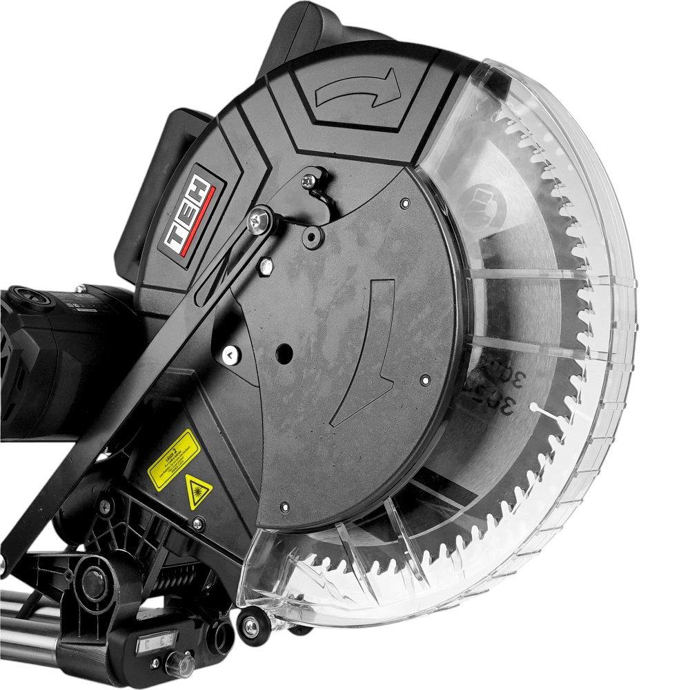 Sierra Ingleteadora Telescópica 2000W 305mm  con Láser TMS30520B TEHTOOLS
