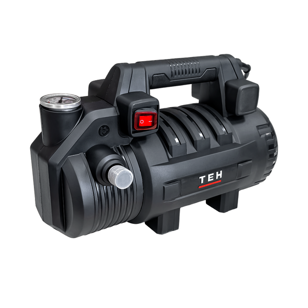 Hidrolavadora 2 en 1 Autocebante 1800W 80BAR Tehtools: Succiona Agua de Balde o Llave