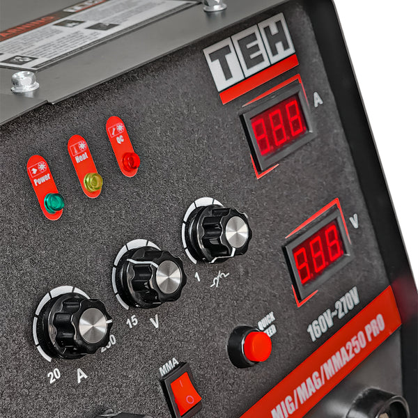 Soldadora Inverter TWG500-MIG-MAG-MMA250 TEHTOOLS