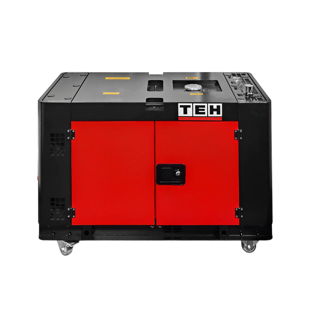 Generador Diésel Silencioso 220/380V 10 KW Partida Eléctrica TEH