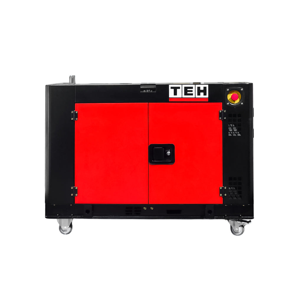 Generador Diésel Silencioso 220/380V 10 KW Partida Eléctrica TEH
