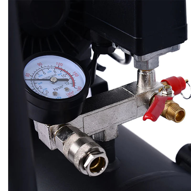 PREVENTA Compresor de Aire 24 Litros Libre de Aceite 2HP TEHTOOLS