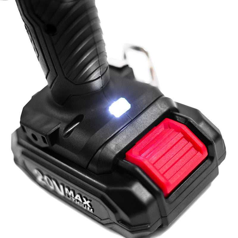 Taladro Percutor Inalámbrico 20V 10mm 30 Nm 2 Baterías TEHTOOLS