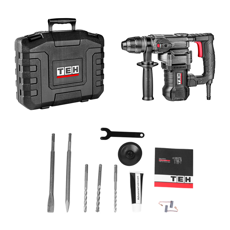 Rotomartillo Perforador SDS-PLUS 1000w 4.0j 6 Kg TEHTOOLS